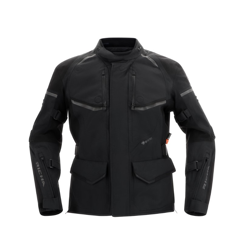 Bunda na motocykel RICHA Atlantic 2 Gore-Tex čierna výpredaj
