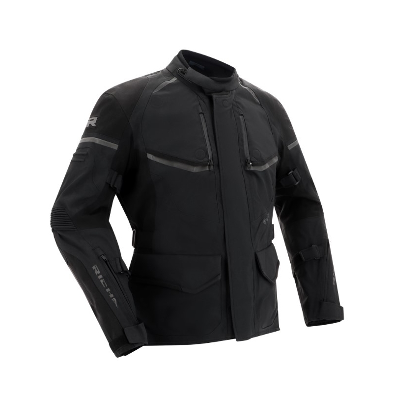 Bunda na motocykel RICHA Atlantic 2 Gore-Tex čierna výpredaj