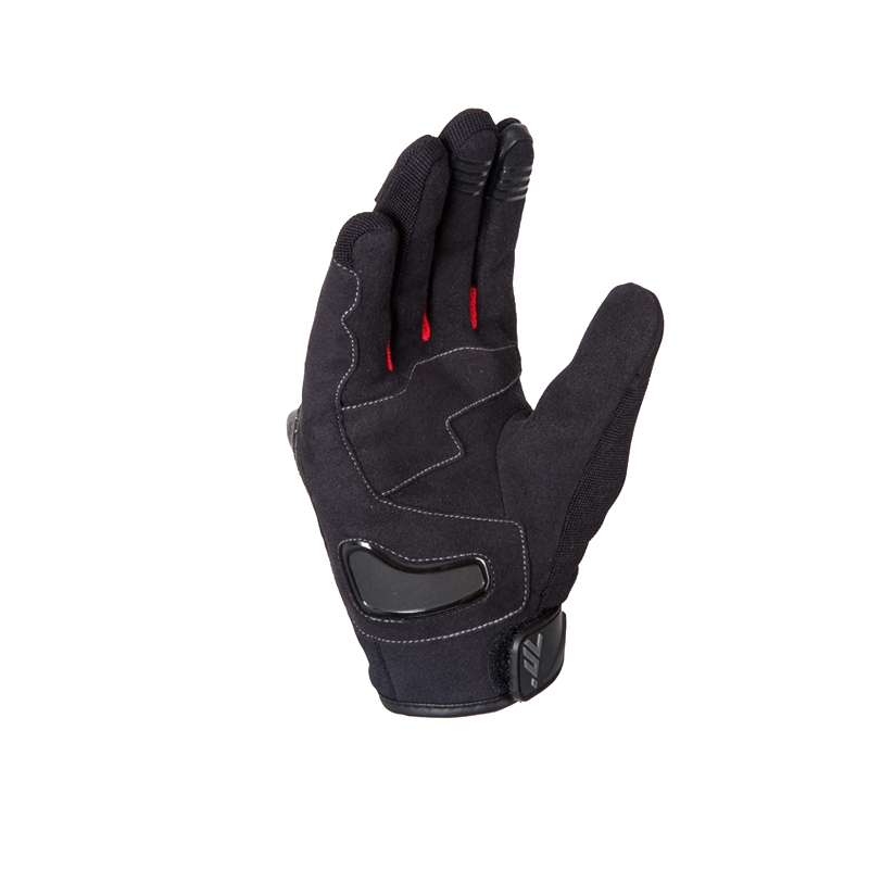 Rukavice na motocykel SEVENTY DEGREES SD-N14 čierno-červené