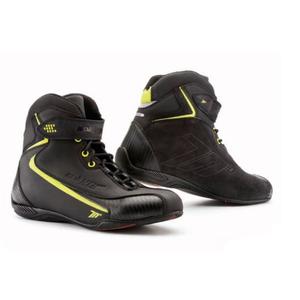 Motocyklová obuv SEVENTY DEGREES SD-BC6 čierno-fluorescenčno žltá