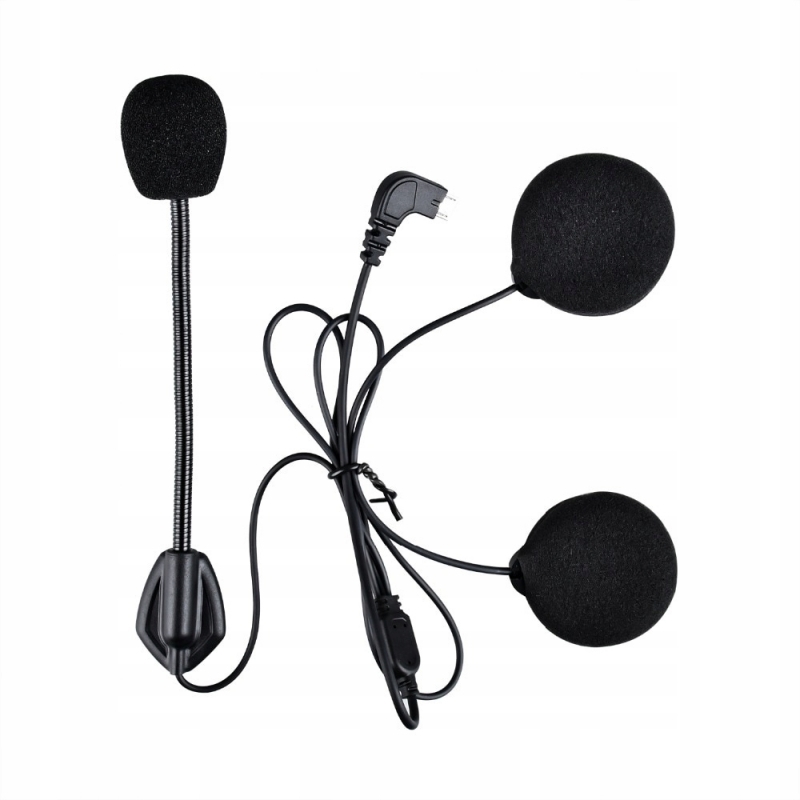 Náhradný ohebný mikrofón a slúchadlá pre Bluetooth Intercom MaxTo M2/M3