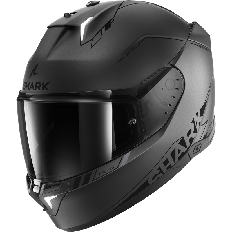 Integrálna prilba na motocykel SHARK Skwal i3 Blank SP sivá matná