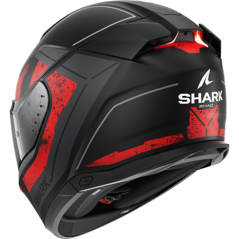Integrálna prilba na motocykel SHARK Skwal i3 Rhad čierno-šedo-červená matná