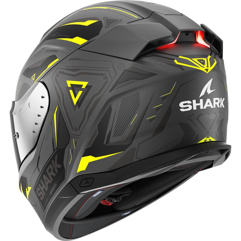 Integrálna prilba na motocykel SHARK Skwal i3 Linik šedo-žltá matná