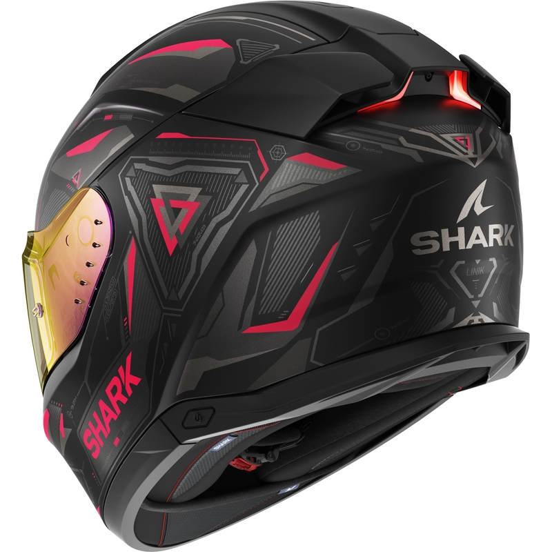 Integrálna prilba na motocykel SHARK Skwal i3 Linik čierno-šedo-ružová