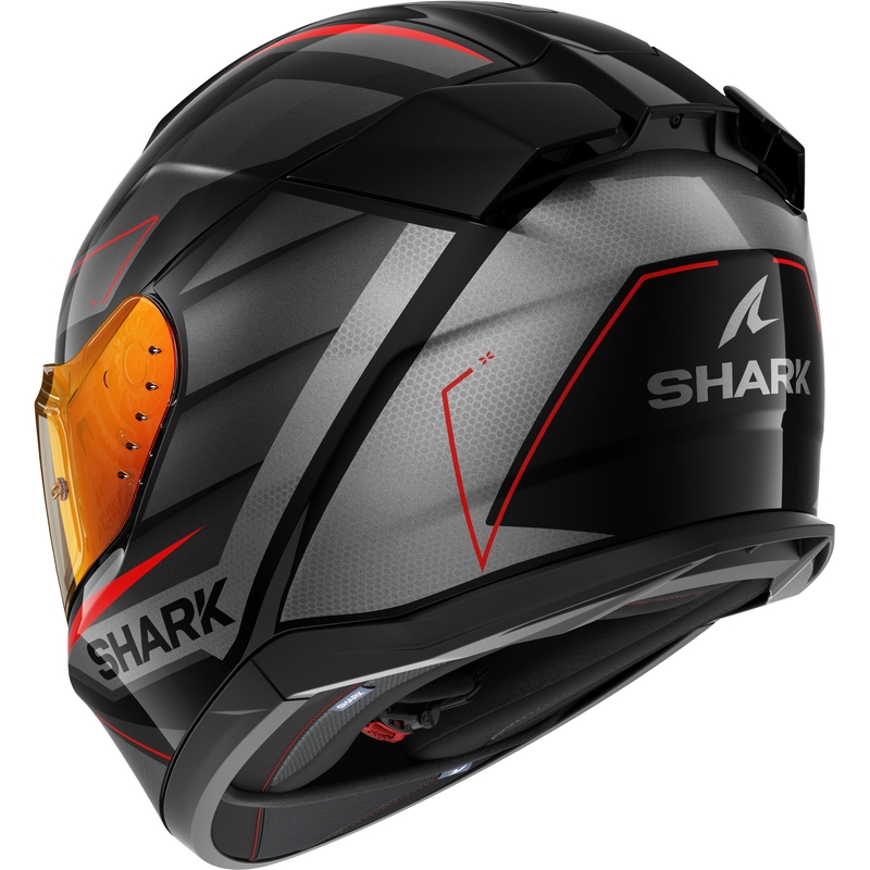 Integrálna prilba na motocykel SHARK D-SKWAL 3 Sizler čierno-šedo-červená matná