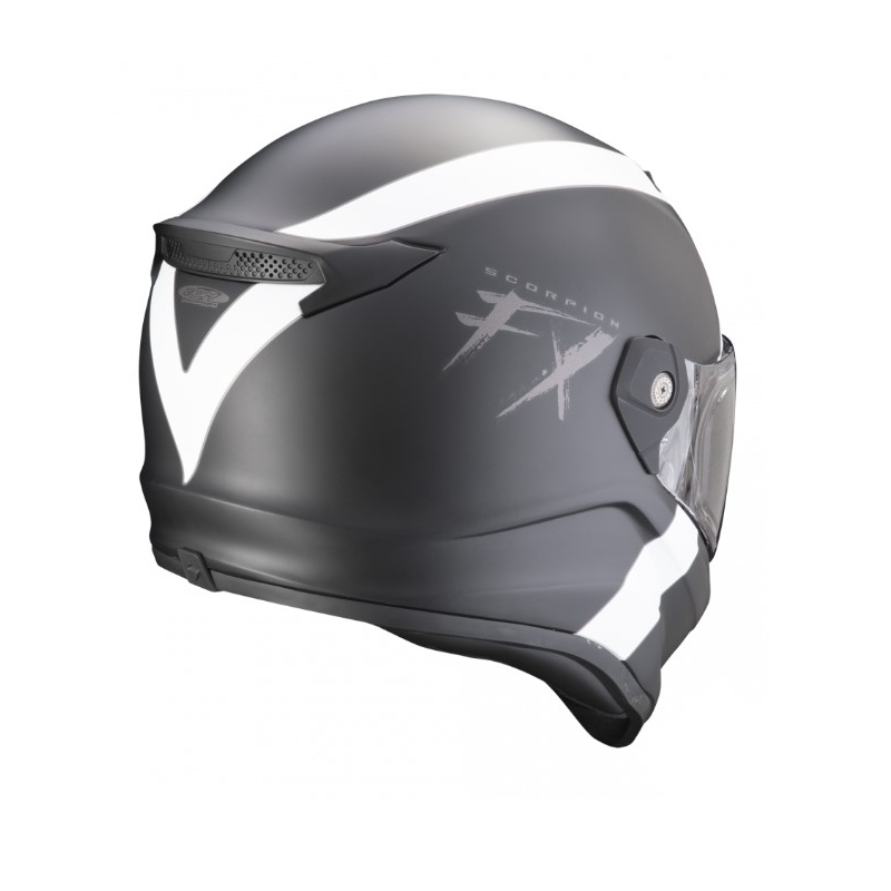 Prilba na motocykel SCORPION COVERT FX GALLUS čierno-bielá