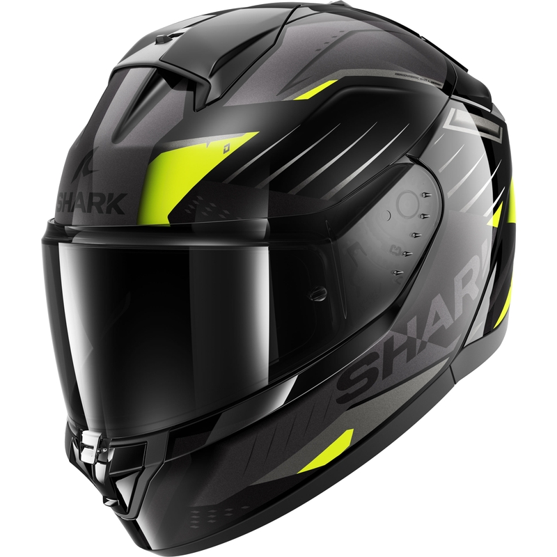 Integrálna prilba na motocykel SHARK RIDILL 2 BERSERK čierno-šedo-fluorescenčno žltá