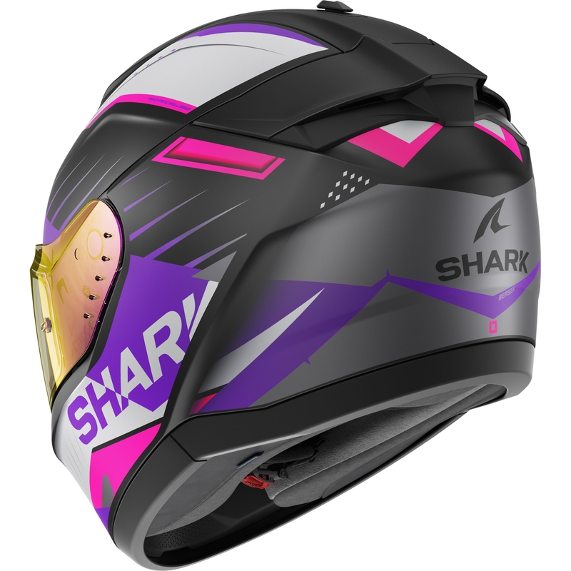 Integrálna prilba na motocykel SHARK RIDILL 2 BERSERK čierno-sivo-fialovo-ružová