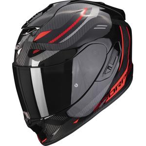 Integrálna prilba na motocykel Scorpion EXO-1400 EVO CARBON AIR KYDRA čierno-červená