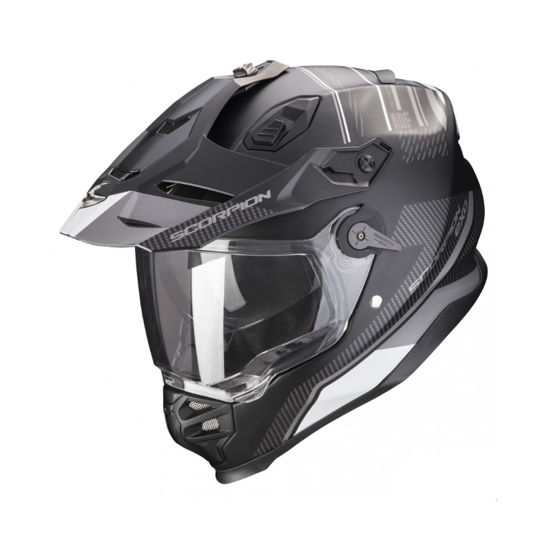 Enduro prilba na motocykel SCORPION ADF-9000 AIR Desert čierno-strieborná výpredaj