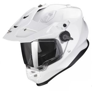 Enduro prilba na motocykel SCORPION ADF-9000 AIR Solid perleťovo biela