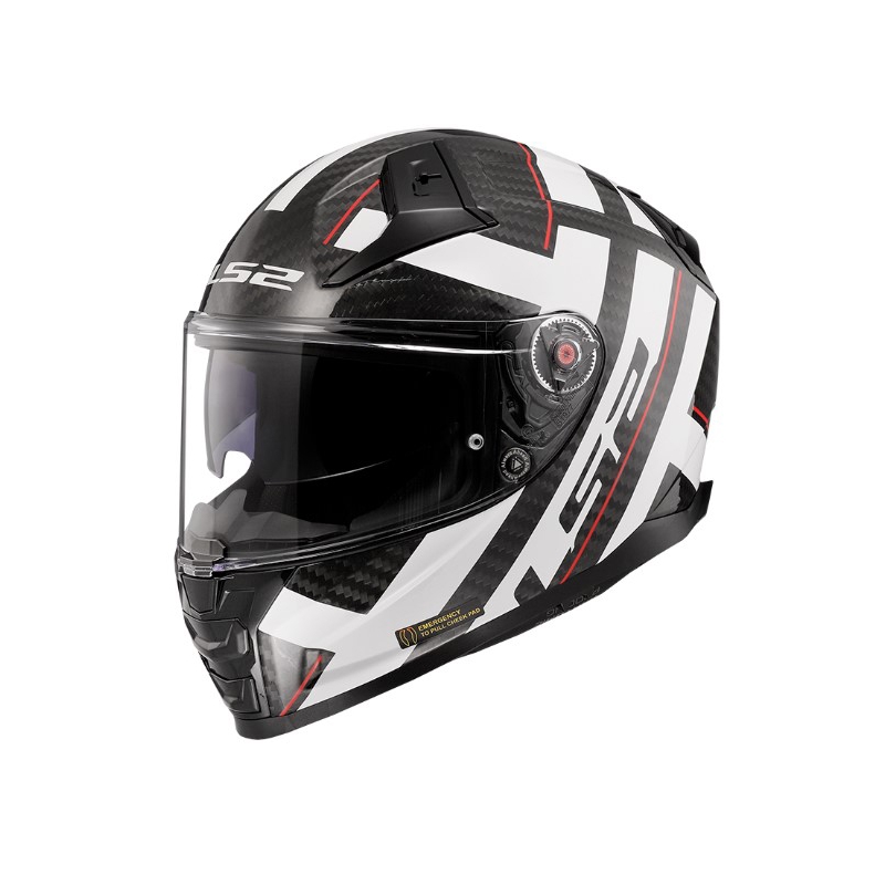 Integralna prilba na motocykel LS2 FF811 Vector II C Strong čierno-bielá