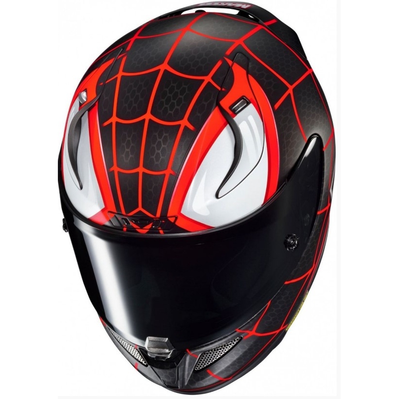Integrálna prilba na motocykel HJC RPHA 11 MILES MORALES MC1SF čierno-bielo-červená