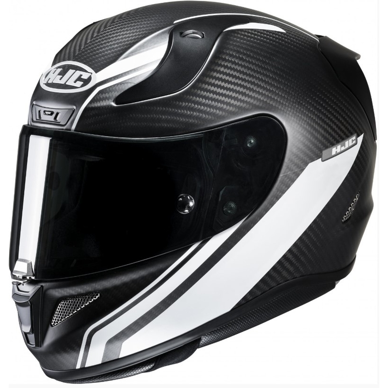 Integrálna prilba na motocykel HJC RPHA 11 Carbon Litt MC5SF bielo-čierná