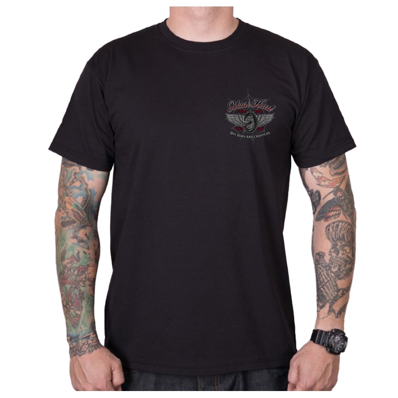 Pánske tričko Black Heart Red Baron Chopper