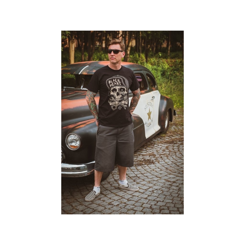 Pánske tričko Black Heart Garage Built