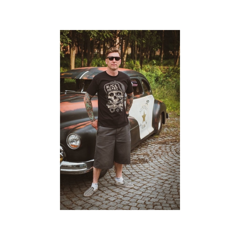 Pánske tričko Black Heart Garage Built