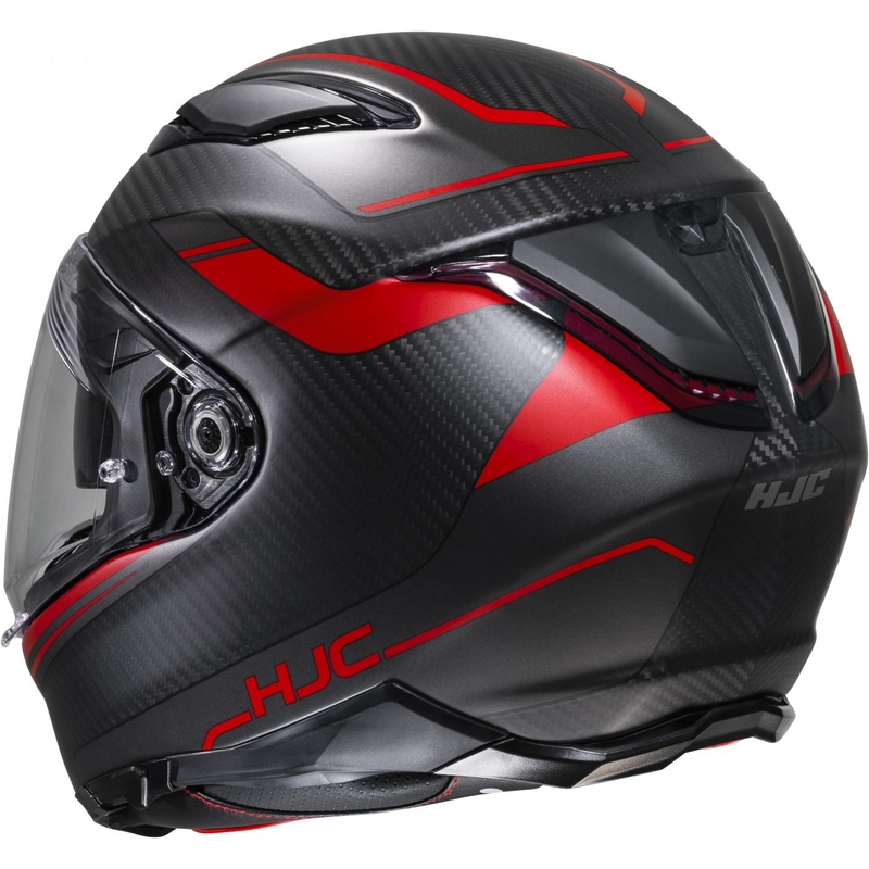 Integrálna prilba na motocykel HJC F70 Carbon Ubis MC1SF čierno-červená