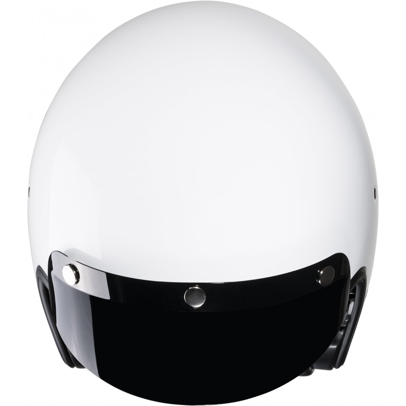 Otvorená prilba na motocykel HJC V31 Solid bielá