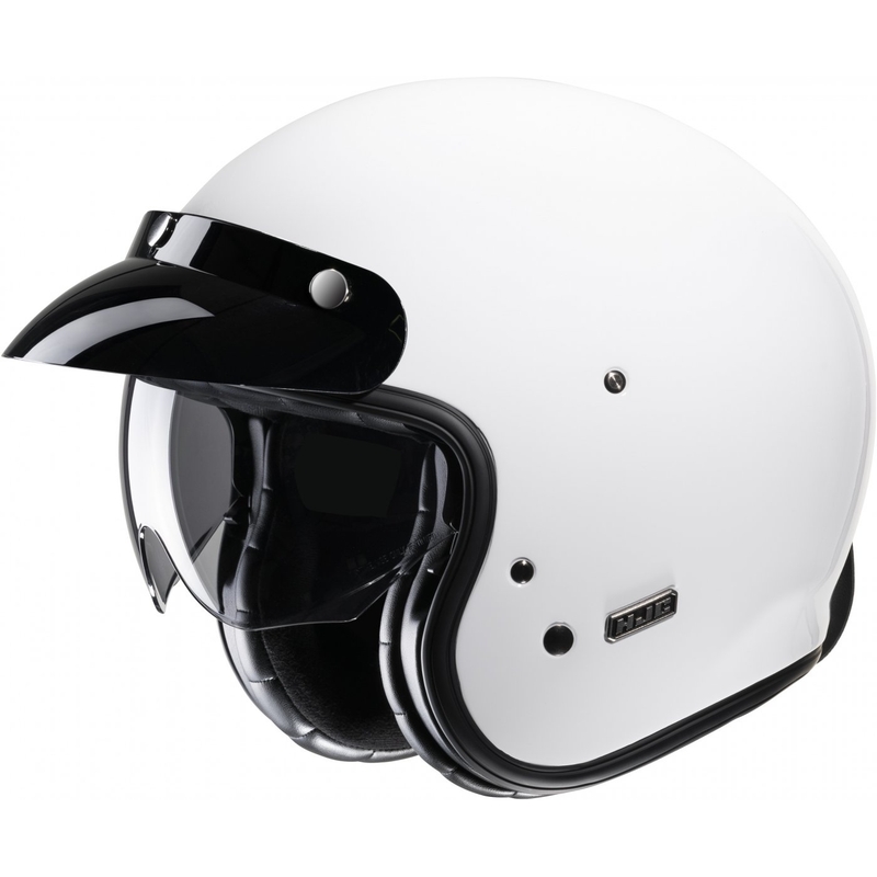 Otvorená prilba na motocykel HJC V31 Solid bielá