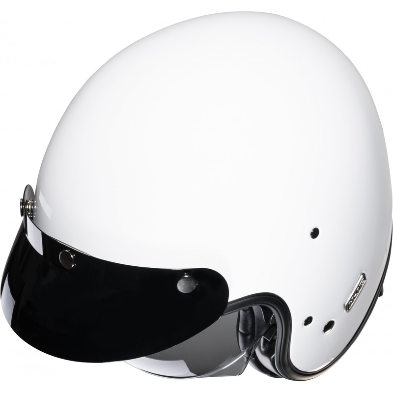 Otvorená prilba na motocykel HJC V31 Solid bielá