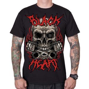 Pánske tričko Black Heart Metal Head