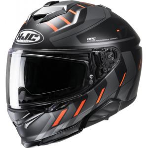 Integrálna prilba na motocykel HJC i71 Simo MC6HSF čierno-sivo-oranžová