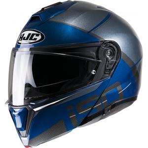 Odklápacia prilba na motocykel HJC i90 May MC2 sivo-modrá