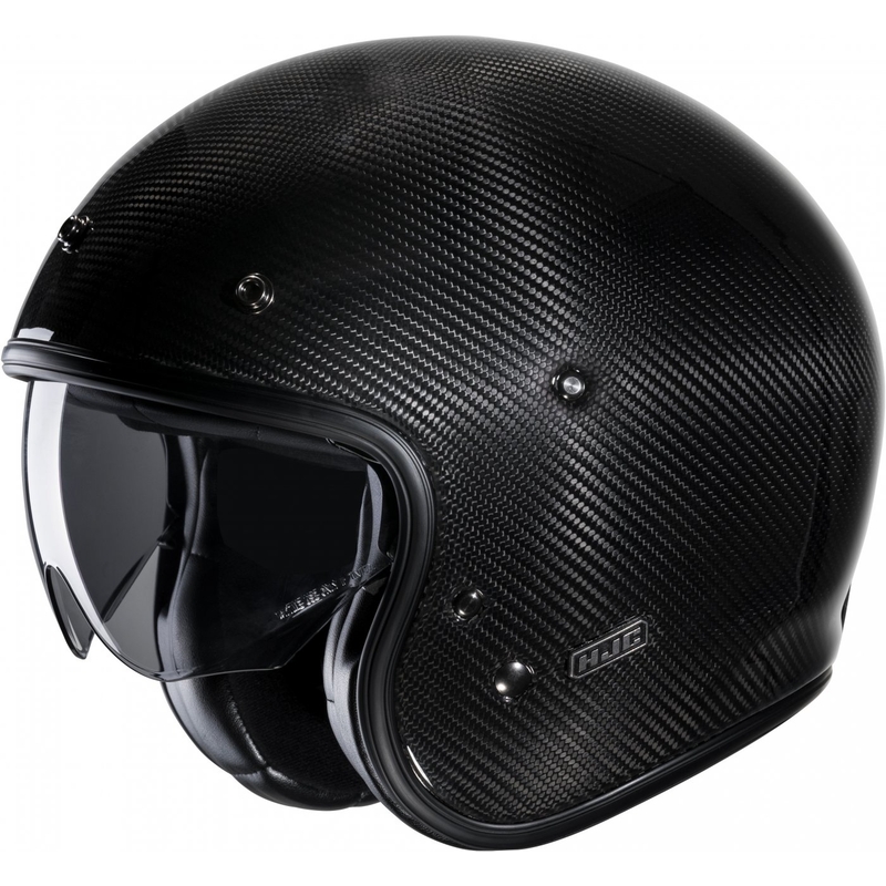 Otvorená prilba na motocykel HJC V31 Carbon čierna