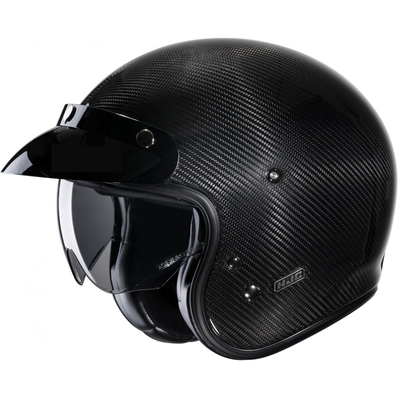 Otvorená prilba na motocykel HJC V31 Carbon čierna