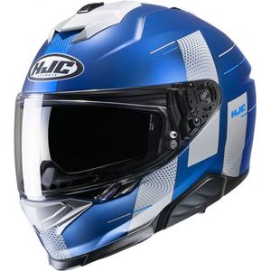 Integrálna prilba na motocykel HJC i71 Peka MC2SF bielo-modrá