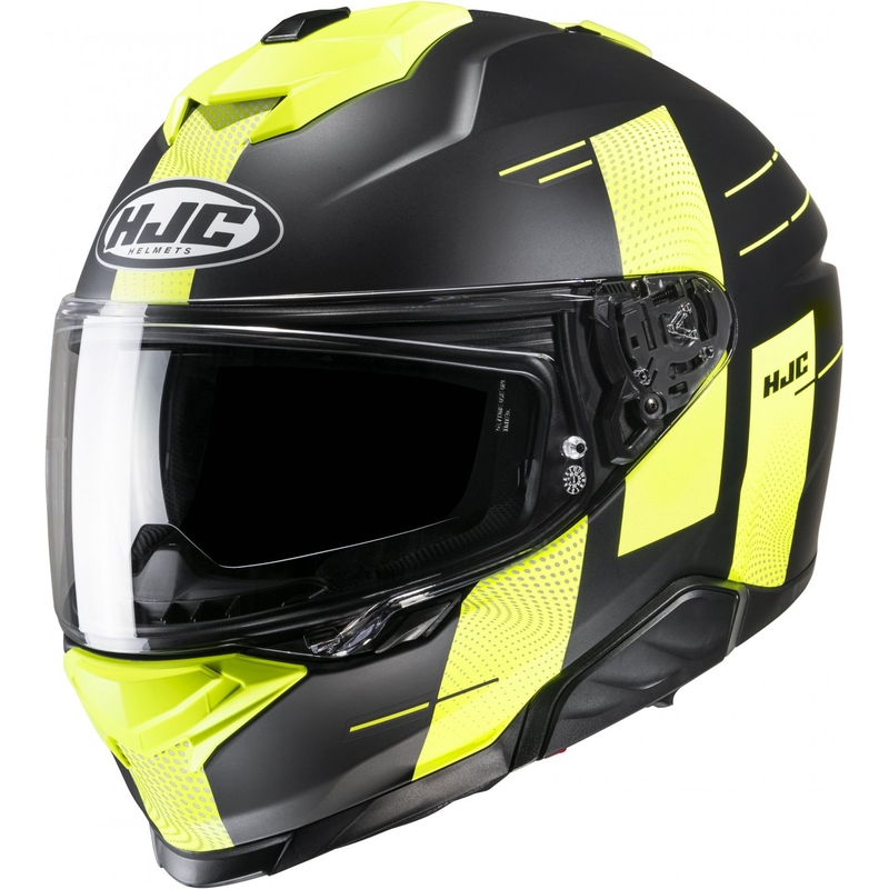 Integrálna prilba na motocykel HJC i71 Peka MC3HSF čierno-fluo žltá výpredaj