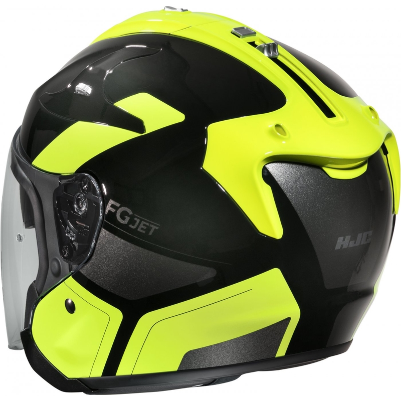Otvorená prilba na motocykel HJC FG-JET Epen MC3H čierno-fluorescenčno žltá
