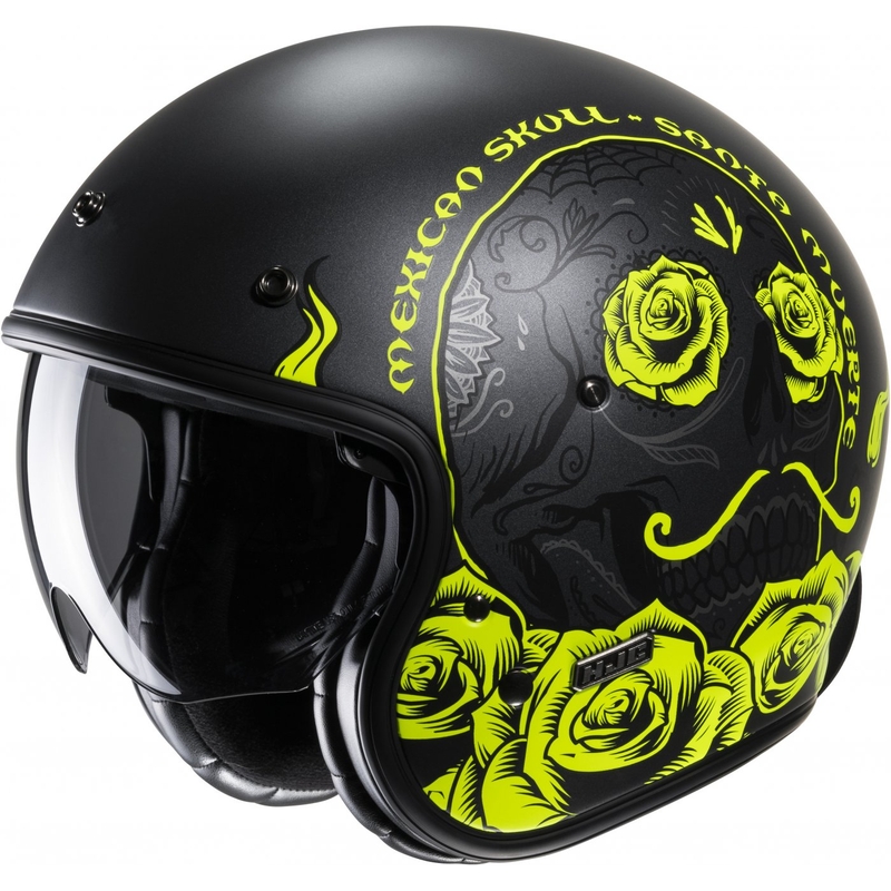 Otvorená prilba na motocykel HJC V31 Desto MC3HSF čierno-fluorescenčno žltá