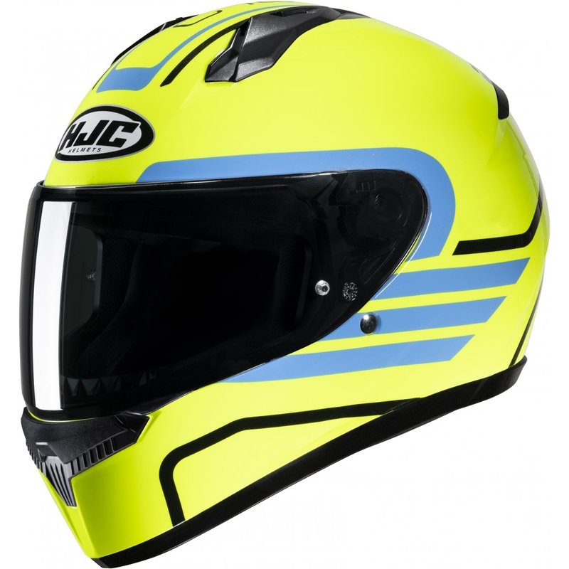Integrálna prilba na motocykel HJC C10 Lito MC3H modro-fluo žltá