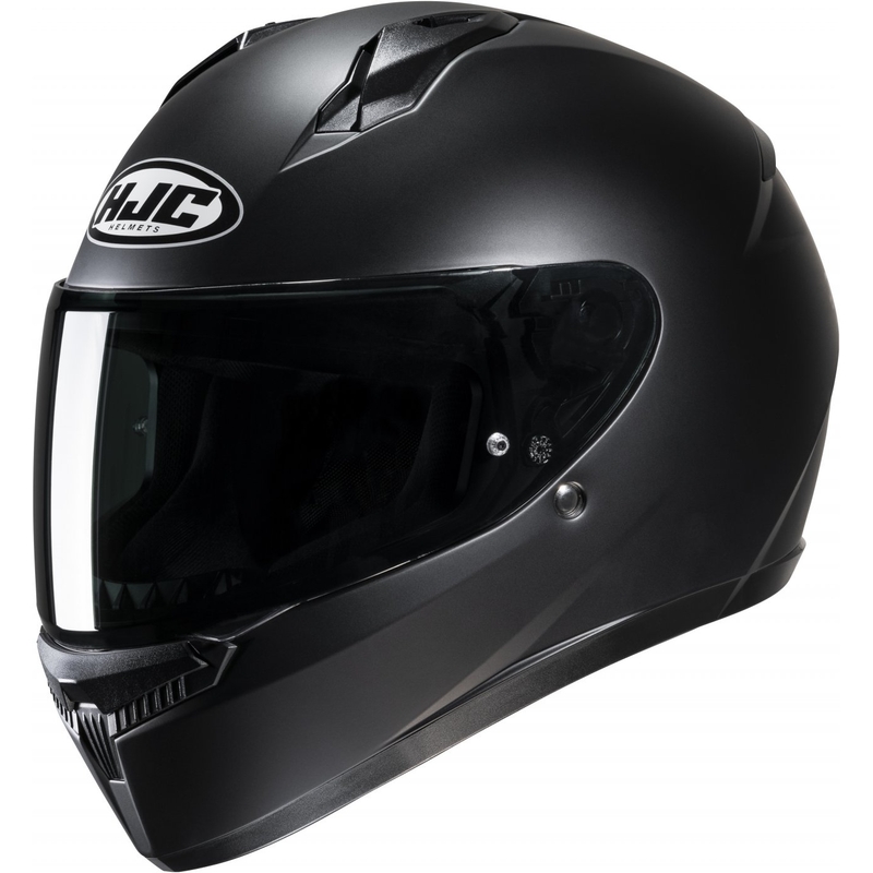 Integrálna prilba na motorku HJC C10 Solid semi flat čierna