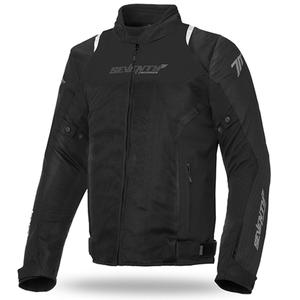 Bunda na motocykel SEVENTY DEGREES SD-JR48 čierna výpredaj