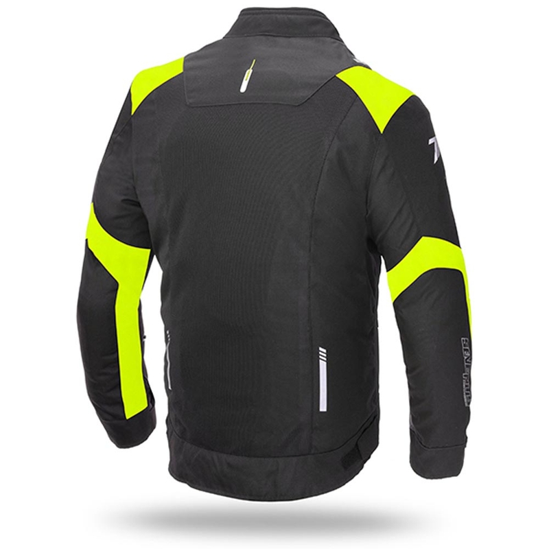 Bunda na motocykel SEVENTY DEGREES SD-JR52 čierno-fluo žltá výpredaj
