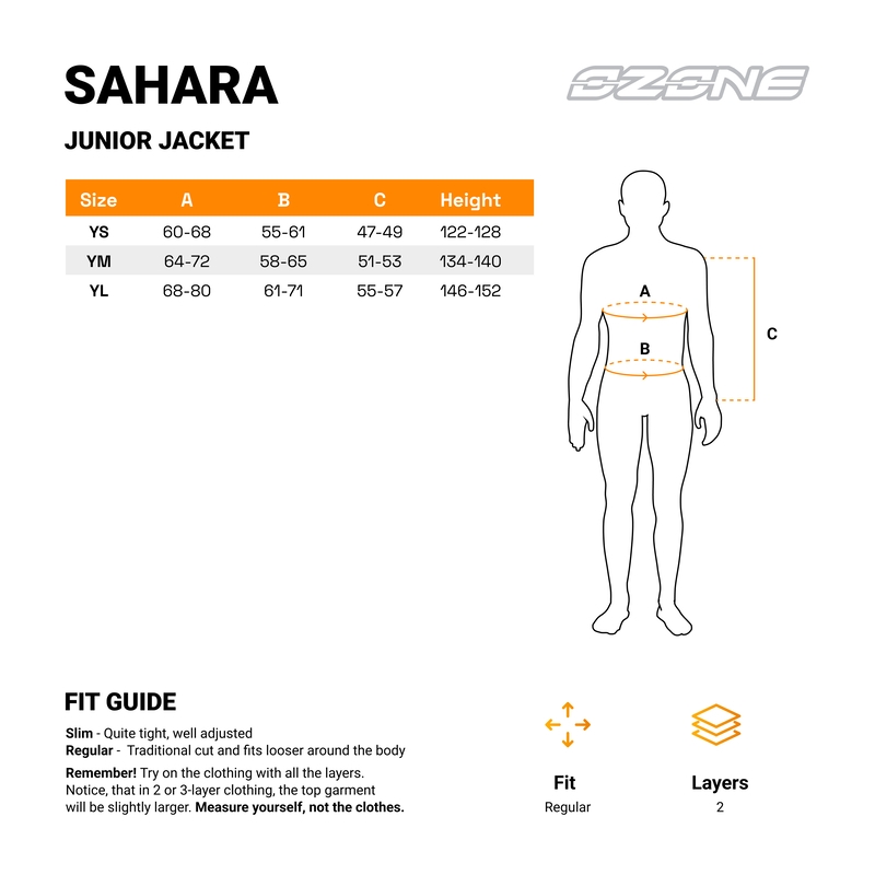 Detská bunda na motorku Ozone Sahara čierna