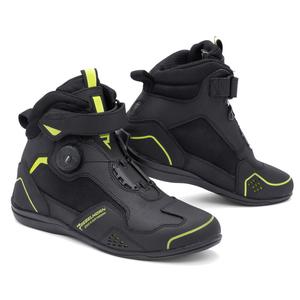 Topánky na motocykel Rebelhorn Spark II čierno-fluo žlté