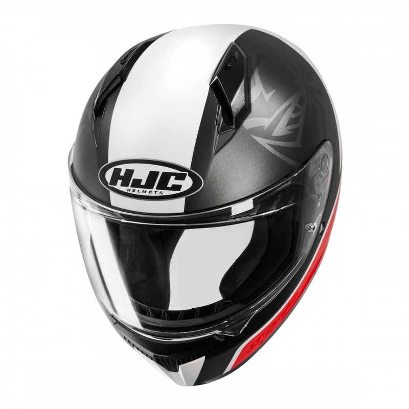 Integrálna prilba na motocykel HJC C10 Fabio Quartararo 20 MC1SF čierno-bielo-červená