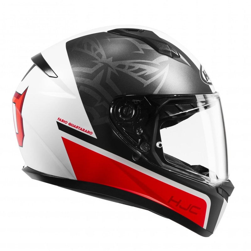 Integrálna prilba na motocykel HJC C10 Fabio Quartararo 20 MC1SF čierno-bielo-červená