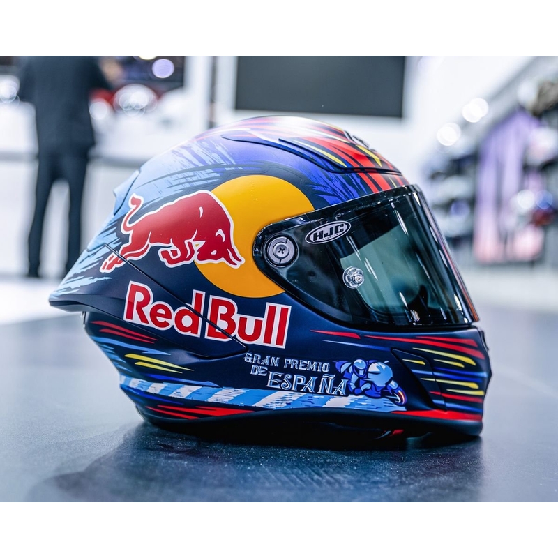 Integrálna prilba na motocykel HJC RPHA 1 Redbull Jerez GP MC21SF červeno-žlto-modrá