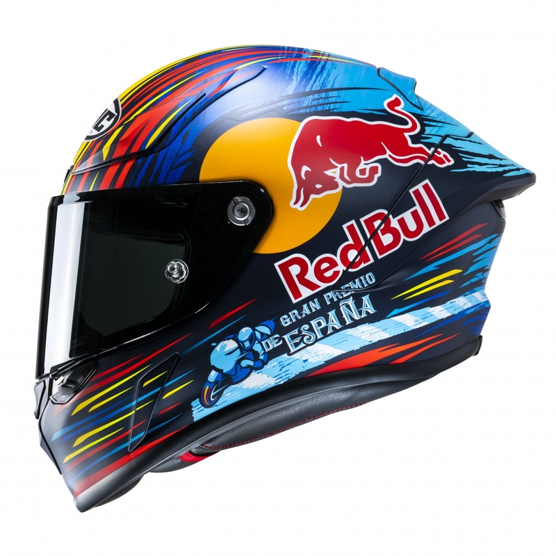 Integrálna prilba na motocykel HJC RPHA 1 Redbull Jerez GP MC21SF červeno-žlto-modrá