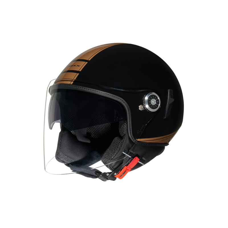 Otvorená prilba na motocykel NEXX SX.60 Sienna čierno-zlatá