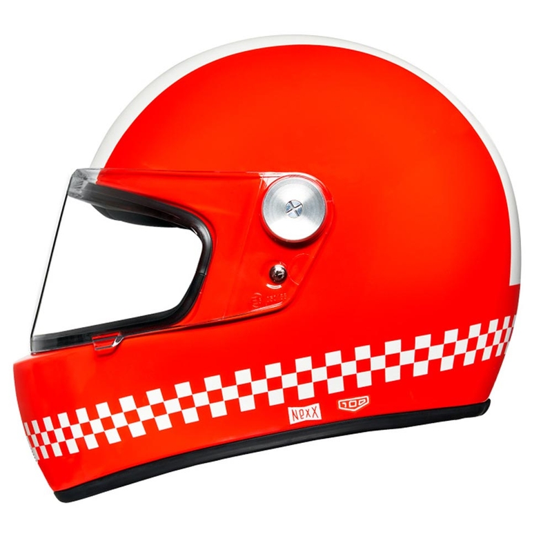 Integrálna prilba na motocykel NEXX X.G100R Finish Line červená výpredaj