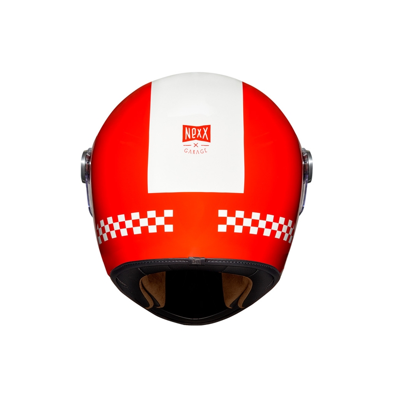Integrálna prilba na motocykel NEXX X.G100R Finish Line červená výpredaj
