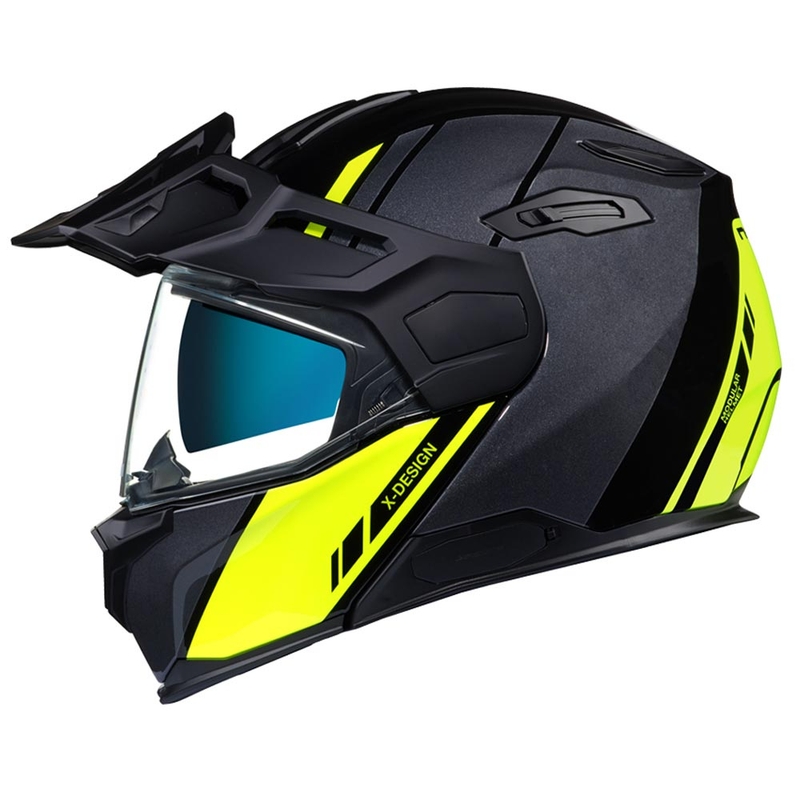 Vyklápacia prilba NEXX X.Vilijord Hi-Viz sivo-fluo žltá výpredaj