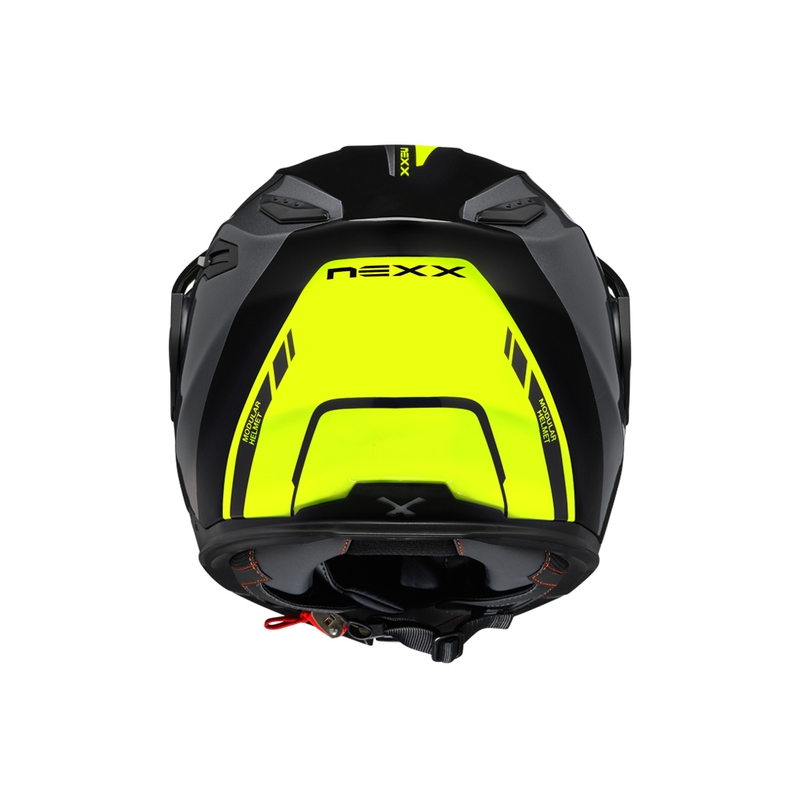 Vyklápacia prilba NEXX X.Vilijord Hi-Viz sivo-fluo žltá výpredaj